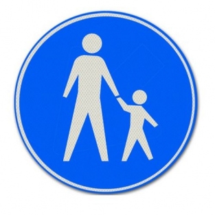 VERKEERSBORD G07 VOETPAD