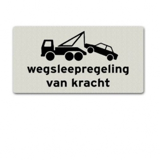 ONDERBORD OB304 WEGSLEEPREGELING VAN KRACHT